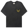 Flying Brain Pocket Tee - Vintage Black