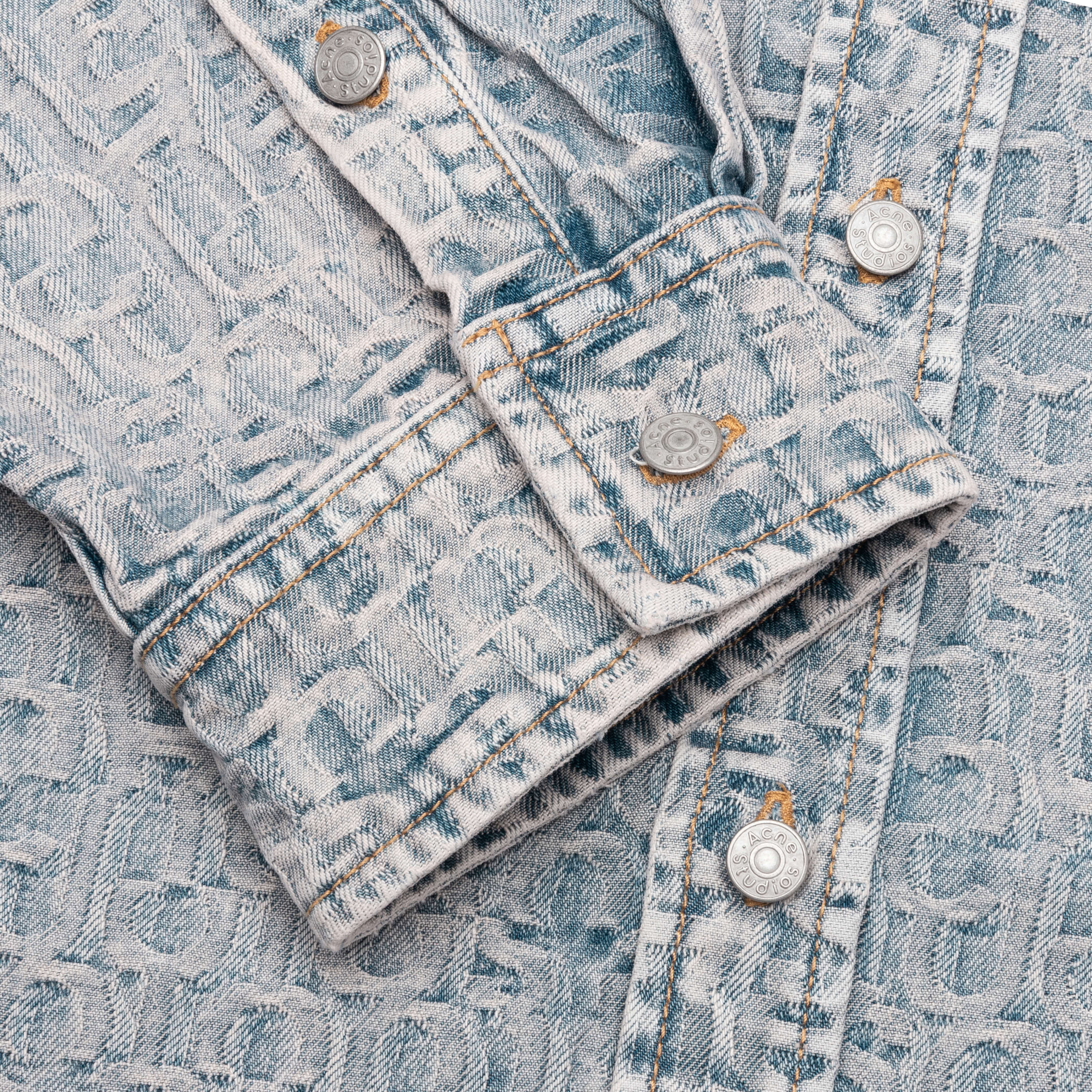 Relaxed Fit Denim Shirt - Blue/Beige