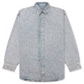 Relaxed Fit Denim Shirt - Blue/Beige