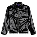 Stamp Embossed Vinyl Work Jacket - Black