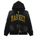 Galaxy Arc Zip Hoodie - Pirate Black
