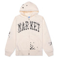 Galaxy Arc Zip Hoodie - Unbleached Cotton