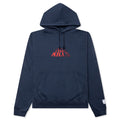 ATK Stacked Logo Hoodie - Navy