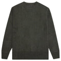 Oversized Crew Neck Sweater - Dark Green