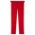 Women's Star Wide Leg Jogging Pant - Tango Red/White
