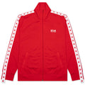 Star Zipped Track Jacket - Tango Red/White