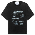 Good Morning Cops Vintage Wash Tee - Washed Black