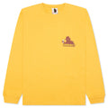 Real Bad Man x Gramicci Records L/S Tee - Mustard