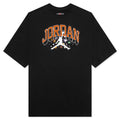 Women's Oversized Flight T-Shirt - Black/Orange/Grey