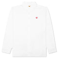 Oxford B.D L/S Shirt - White