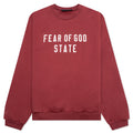 Heavy Fleece Crewneck - Crimson