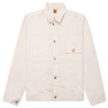 Natural Denim Work Jacket - White