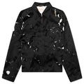 Duchess Satin Jacket With Cut-Out Detail - Black