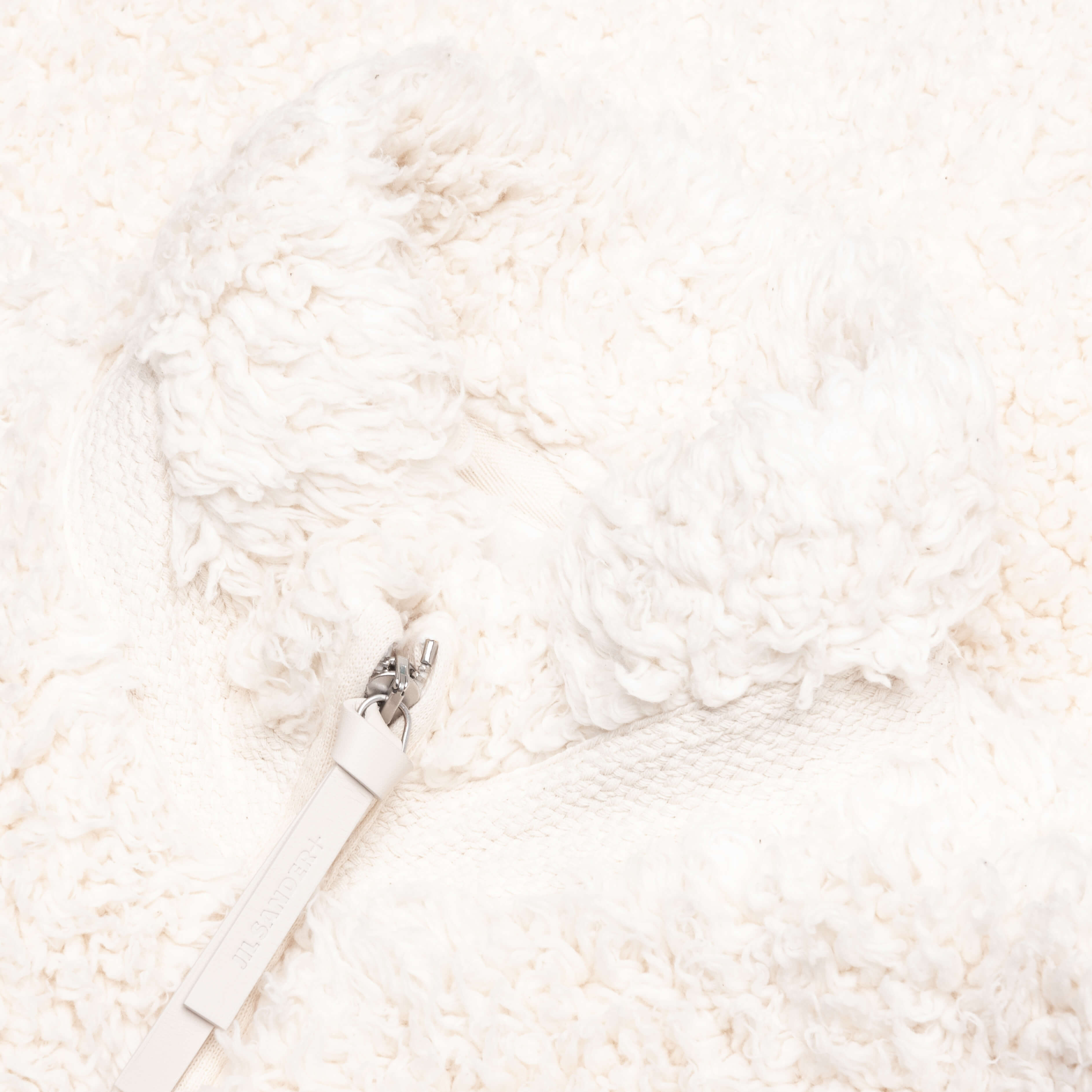 Cotton Fleece Jacket - Eggshell
