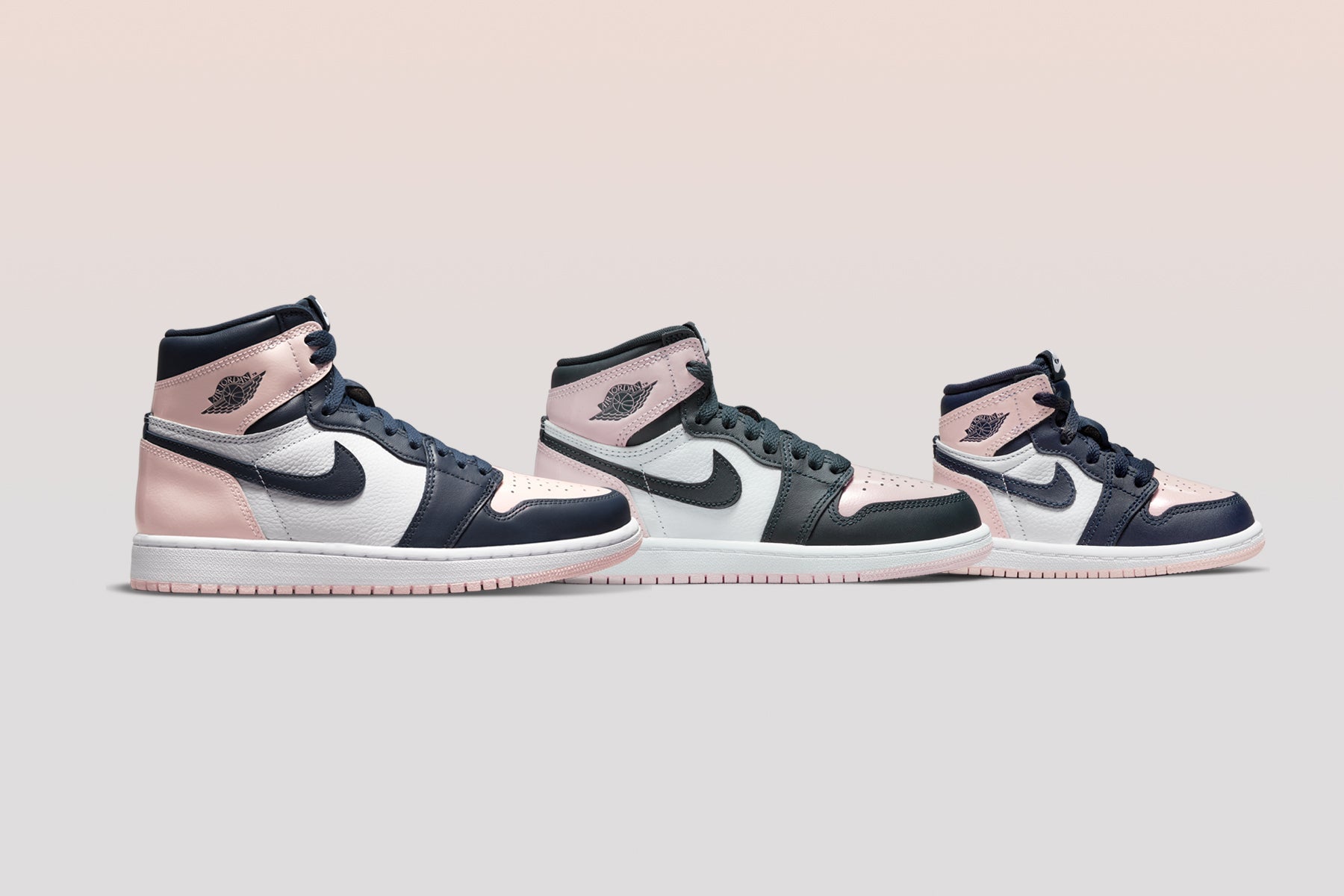 Air Jordan 1 High OG (PS) - Atmosphere/Obsidian/White