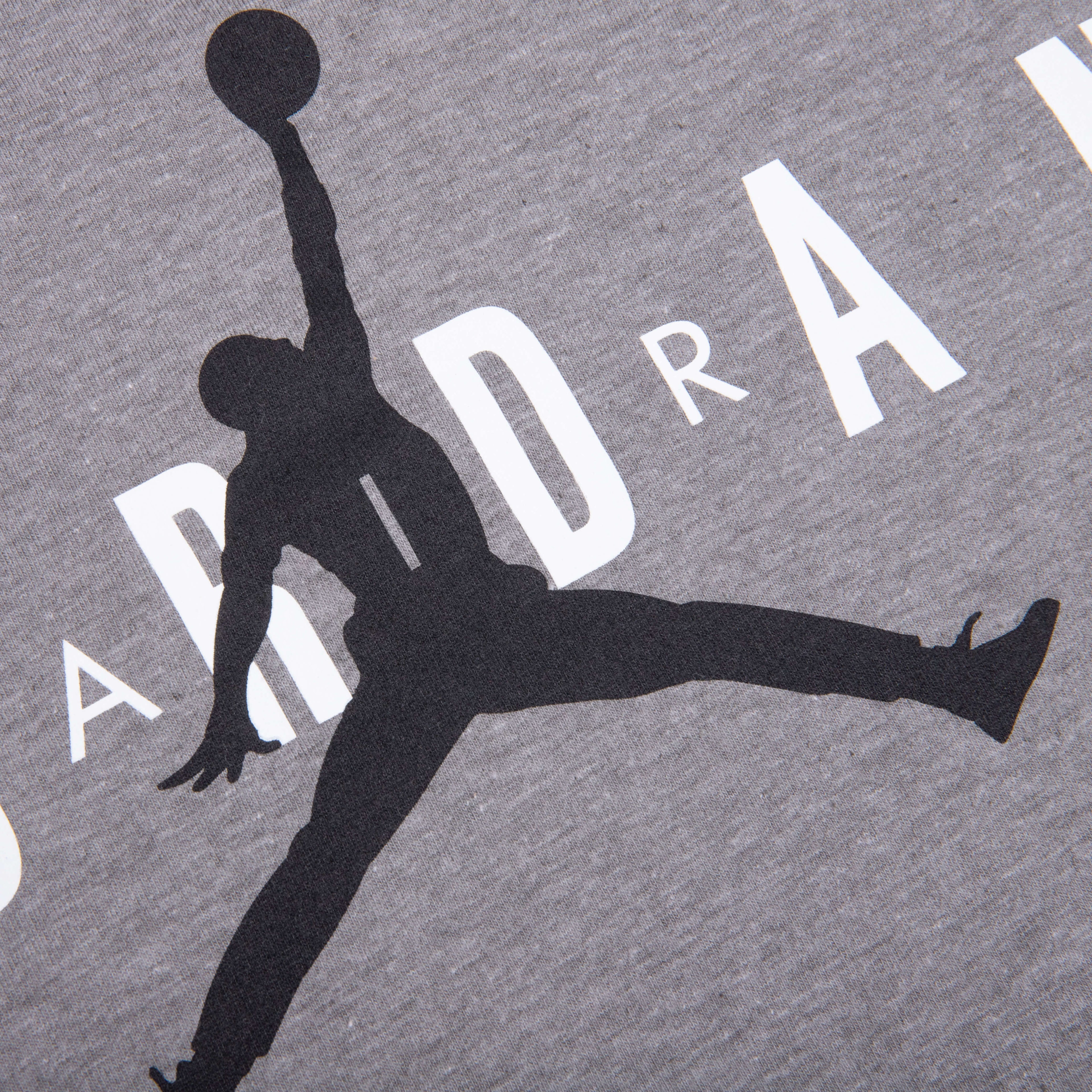 Air Jordan Wordmark T-Shirt - Carbon Heather/White/Black