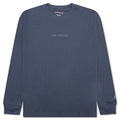 Wordmark Long-Sleeve T-Shirt - Diffused Blue