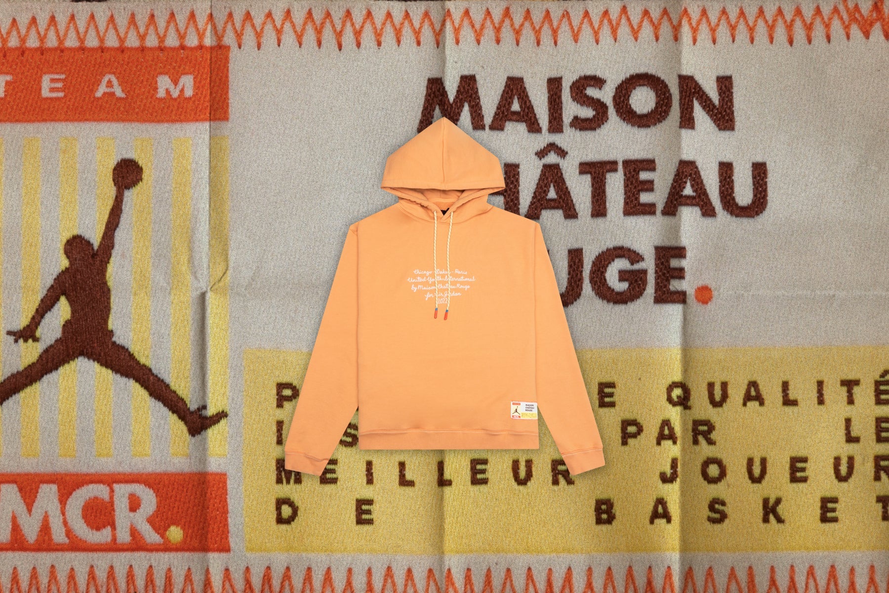 Jordan x Maison Chateau Rouge Fleece Hoodie - Copper Moon