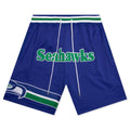 NFL Throwback  Seahawks Shorts  - Royal Blue