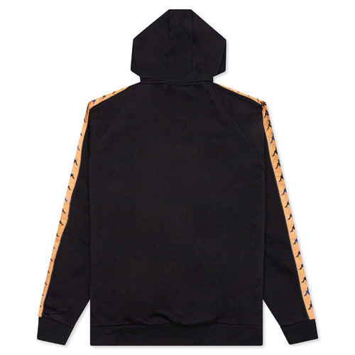 222 Banda Hurtado 3 Hoodie - Black Smoke/Orange Salmon