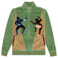 Dancer Velour Track Jacket - Green