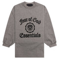 Kid's Heavy Long Sleeve Tee - Heather Gray