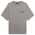 Kid's Jersey Crewneck Tee- Heather Gray