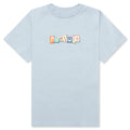 Kids Scrabble Tee - Clear Blue