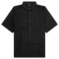 Lacy Button Down - Black