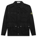 Lino Nylon Tela Field Jacket - Black