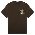Lion Outline Tee - Dark Brown