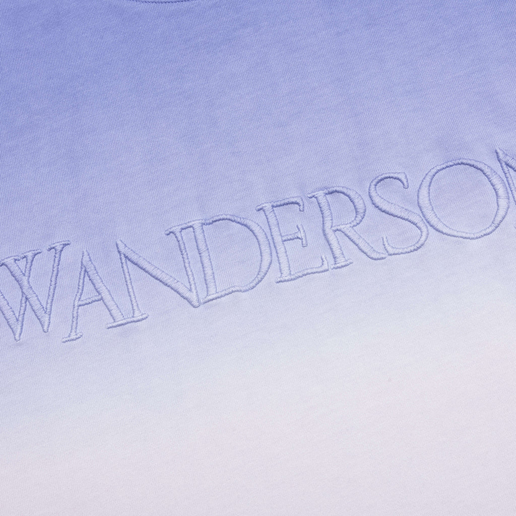 Logo Embroidery Gradient T-Shirt - Lavender