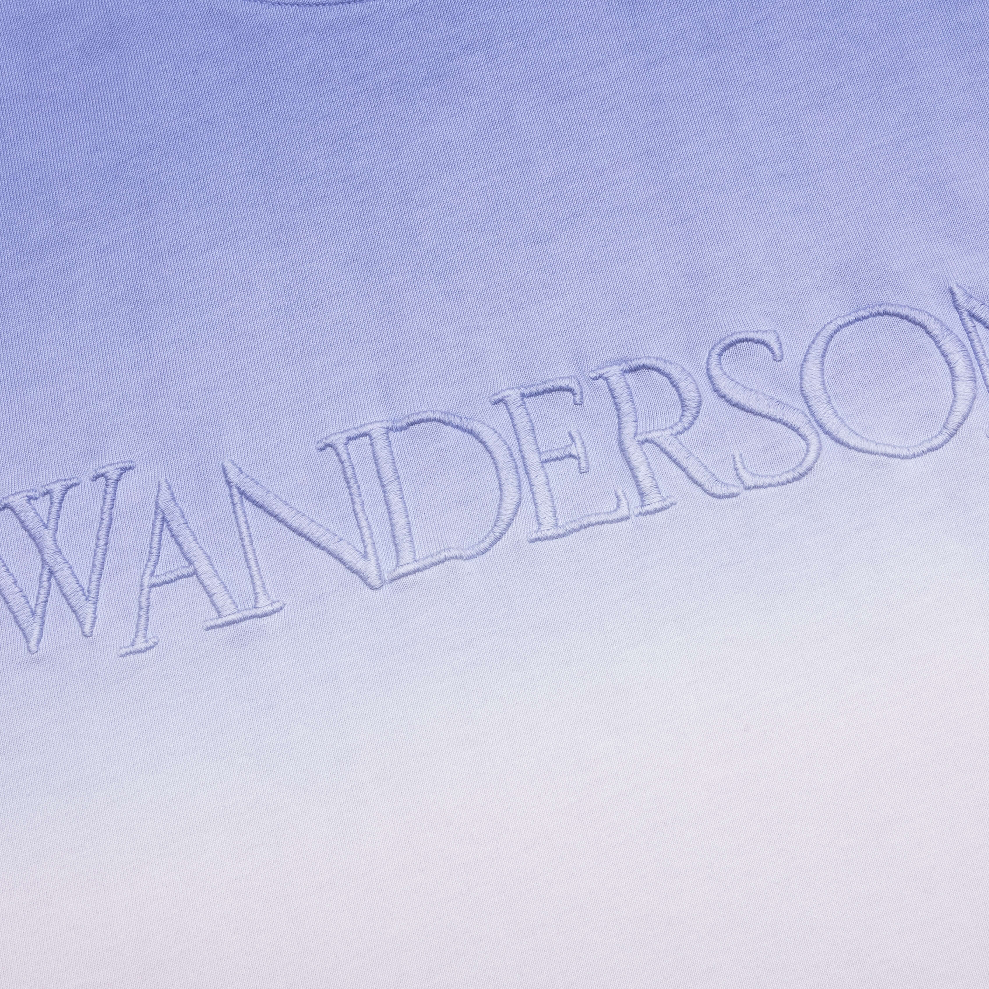 Logo Embroidery Gradient T-Shirt - Lavender