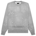 Ma Shotgun Embroidered Crew - Grey