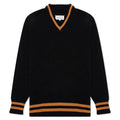 Stripped Pullover - Navy/Orange Stripes