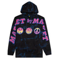 Cali Peace Hoodie - Navy Smoke Tie Dye