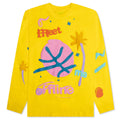 Meet me Offline L/S T-Shirt - Yellow