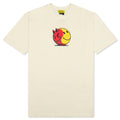 Smiley Good and Evil Tee - Cream
