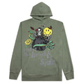 Smiley Look At The Bright Side Hoodie - Sage Green