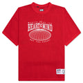 Mercer Jersey S/S Knit Cropped Fit Shirt - Red