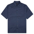 Shiny Monogram 72 Denim Shirt - Grey/Blue