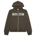 Museum Zip-Up Hoodie - Coffee