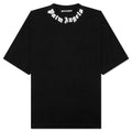 Neck Logo Tee - Black/Off-White
