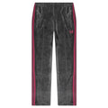Narrow Track Pant C/PE Velour - Charcoal
