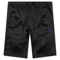 String Cowboy Short Poly Slub Sateen - Black