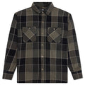 Nel Check / C-Shirt . LS - Khaki