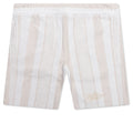 Bermuda Shorts with Stripes - White/Beige
