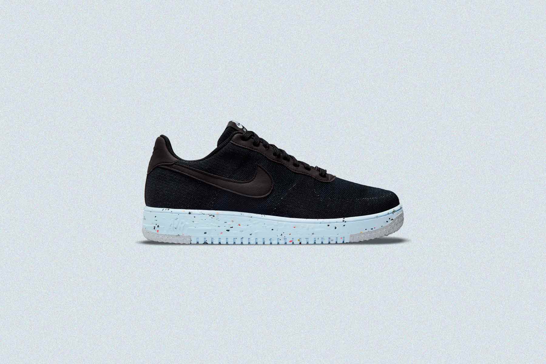 Air Force 1 Crater Flyknit - Black/Chambray Blue