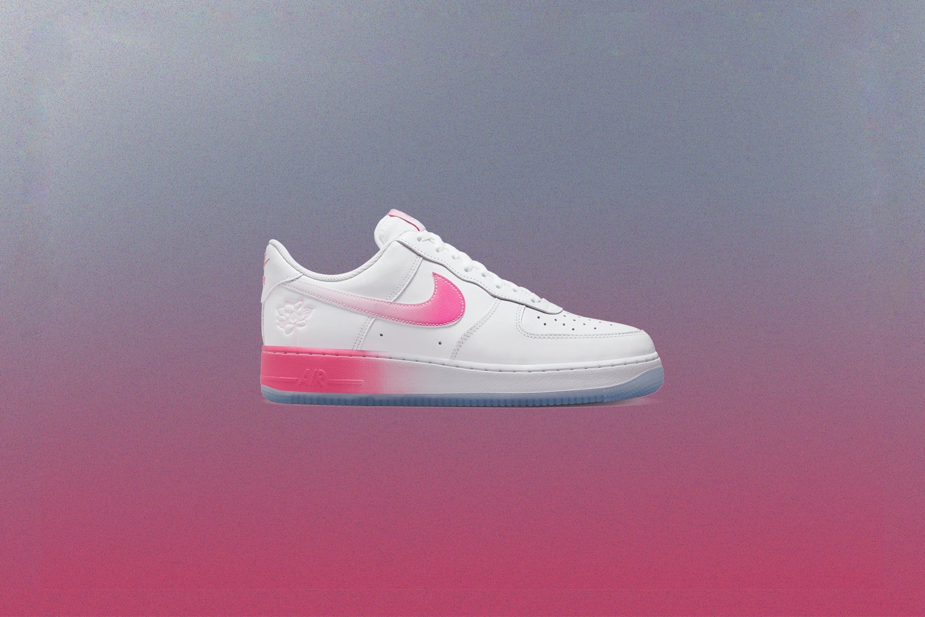 Air Force 1 LV8 (GS) - White/Lotus Pink/Yellow Gold
