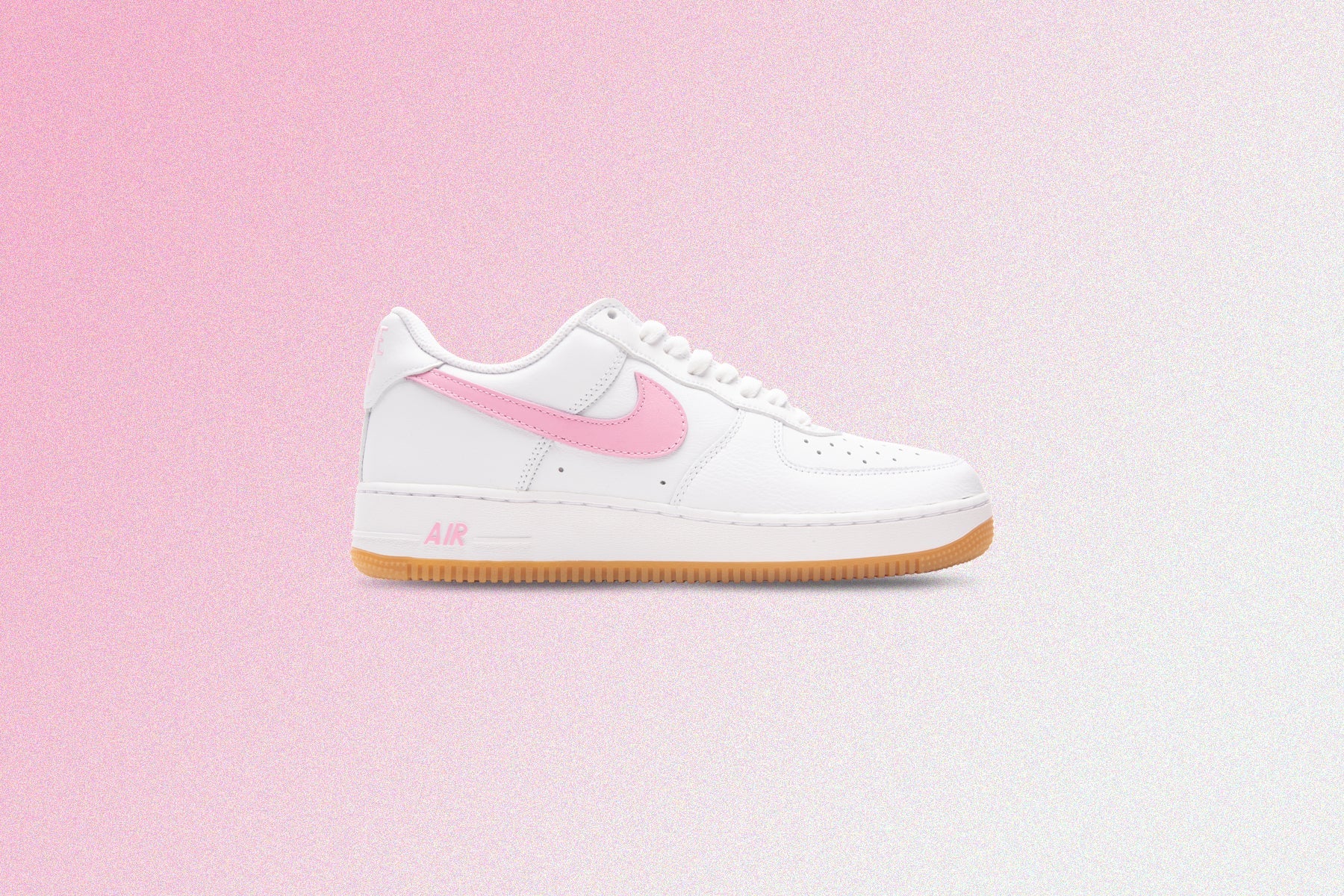 Air Force 1 Low Retro - White/Pink/Gum Yellow